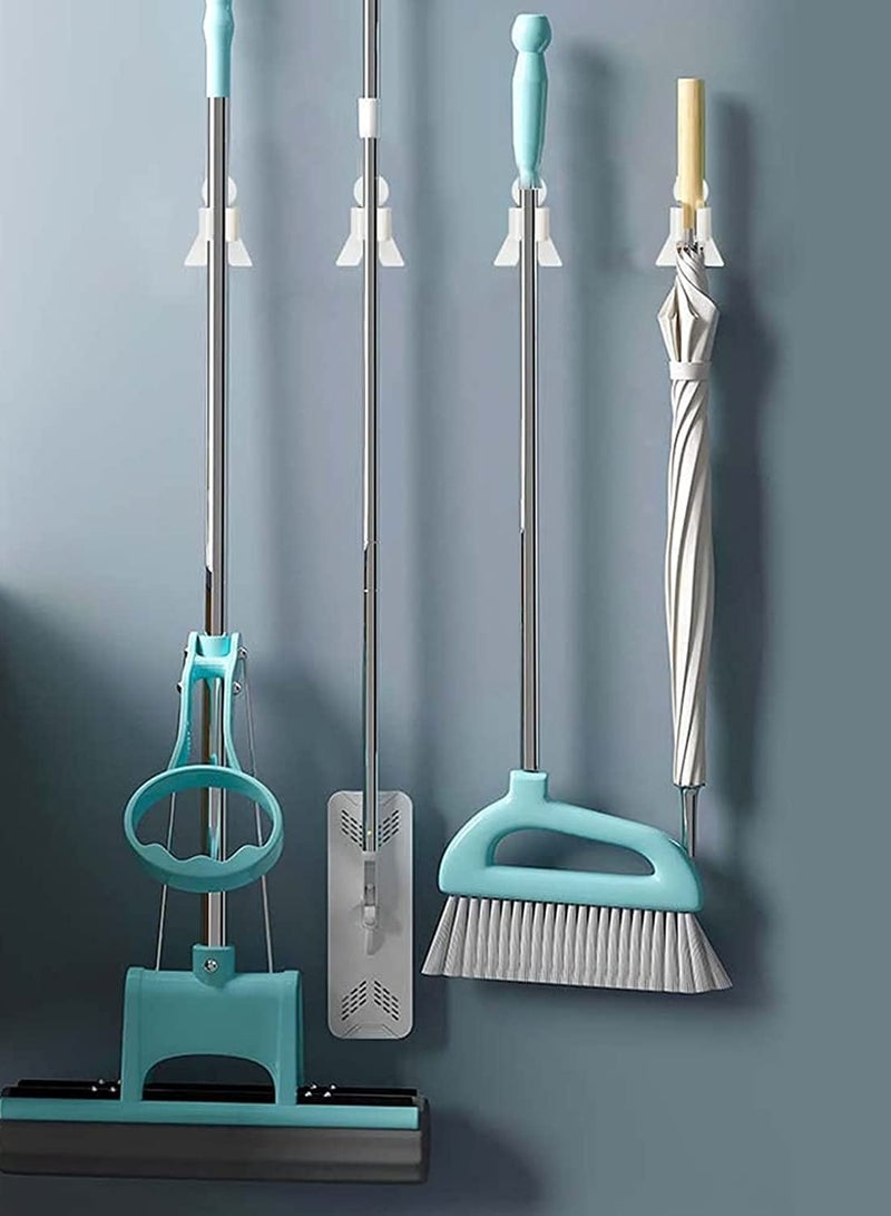 Generic 3pcs Mop Broom Holder Human Shape Broom Hanger Rack Wall Mounted Organizer Tidy Cleaner Brush Storage for Garage Garden Home Kitchen Supplies Accessories - Image 2