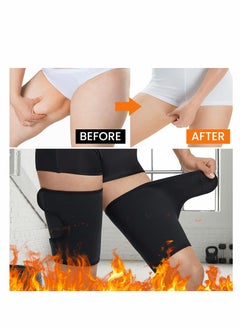 KASTWAVE 1 Pair Thigh Trimmers For Women Sauna Sweat Bands Thigh Shaper Adjustable Sauna Waist Trainer For Leg  - Image 3