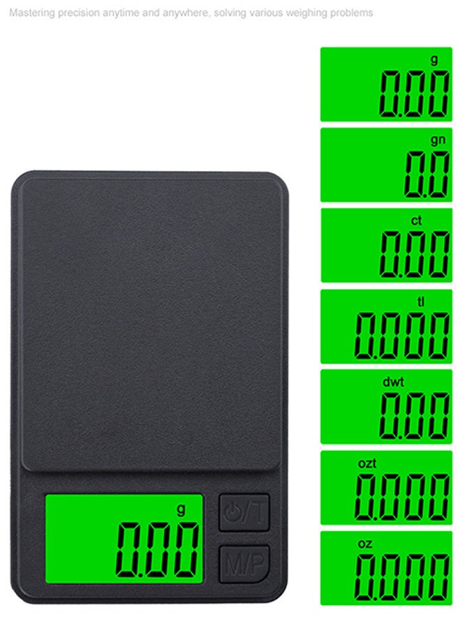 ATRJSZ Pocket Size Kitchen Scale Black  - Image 3