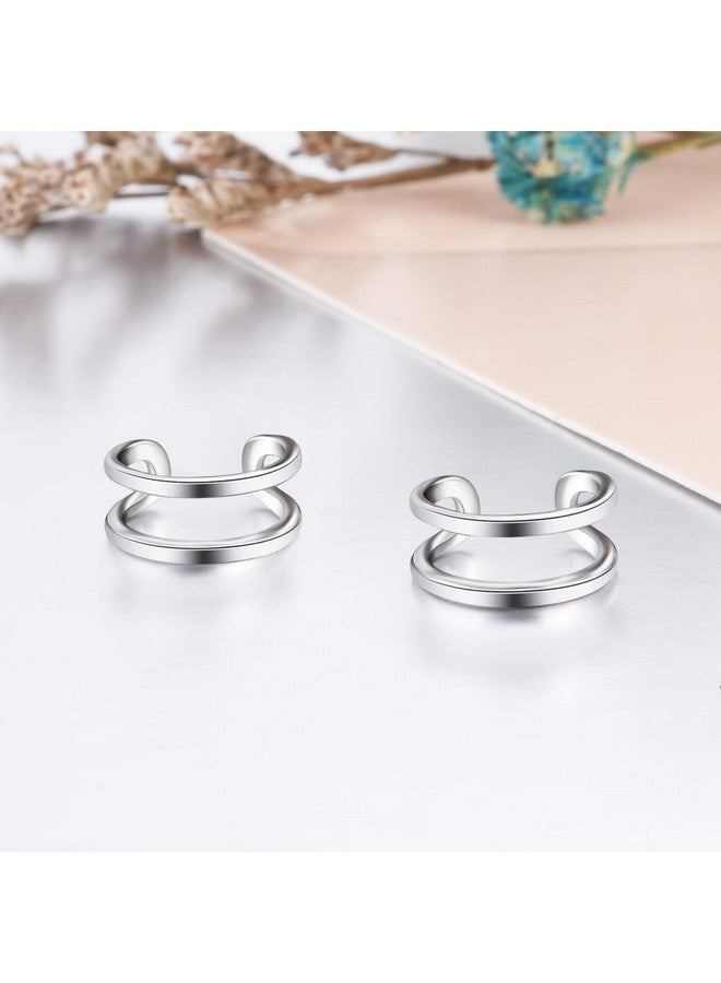 YFN Ear Cuff Wrap Earrings 925 Sterling Silver Non Pierced Cartilage Earring For Women Jewelry Gifts - Image 5