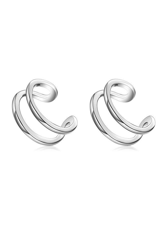 YFN Ear Cuff Wrap Earrings 925 Sterling Silver Non Pierced Cartilage Earring For Women Jewelry Gifts - Image 1