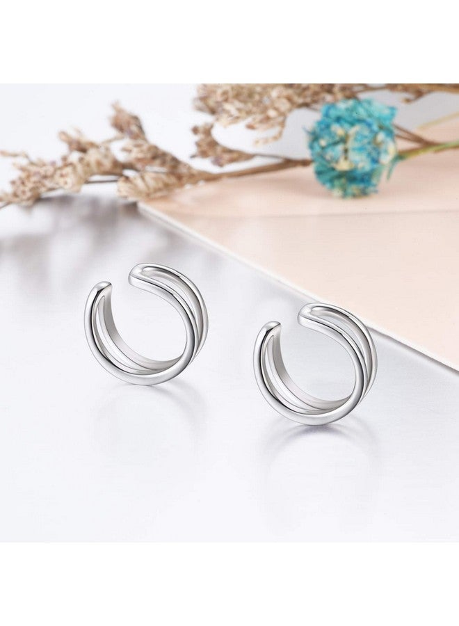 YFN Ear Cuff Wrap Earrings 925 Sterling Silver Non Pierced Cartilage Earring For Women Jewelry Gifts - Image 4