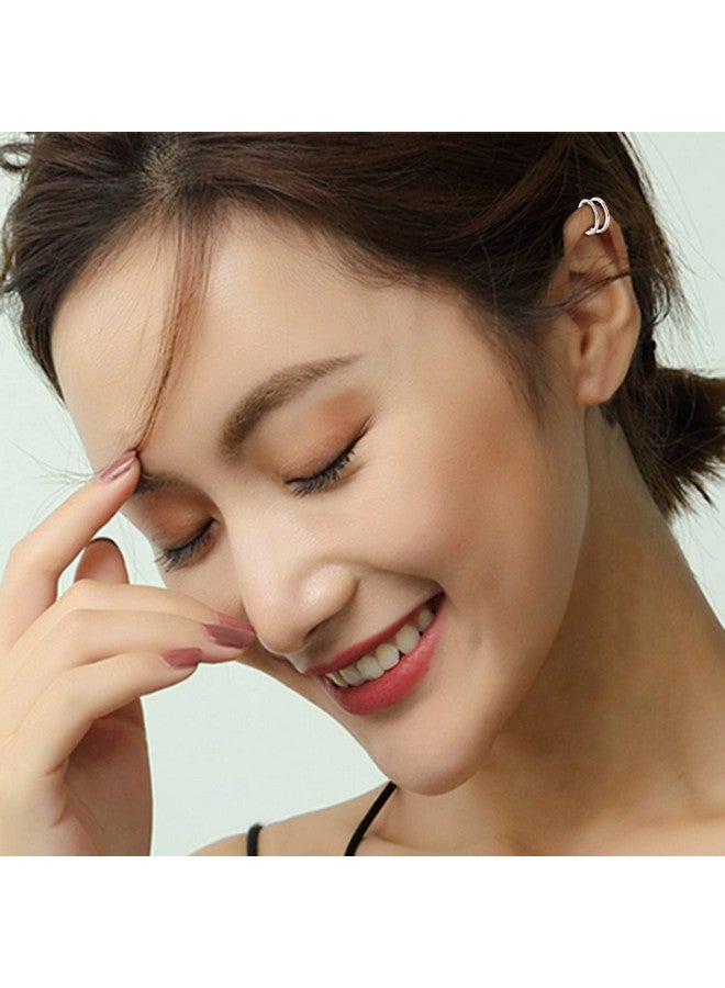 YFN Ear Cuff Wrap Earrings 925 Sterling Silver Non Pierced Cartilage Earring For Women Jewelry Gifts - Image 2