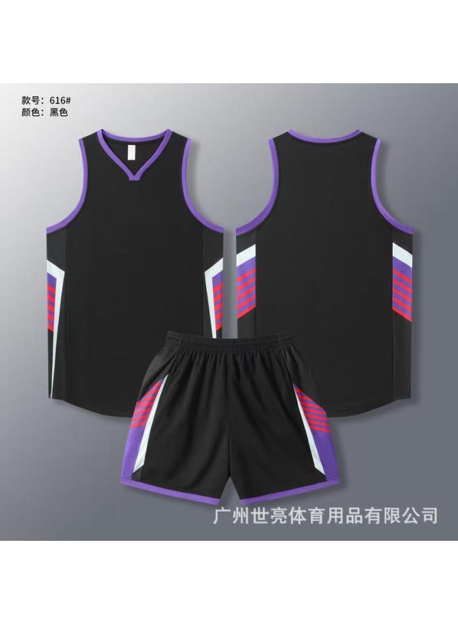 Unisex Adult and Children's Basketball Training and Competition Team Uniform with Custom Printing