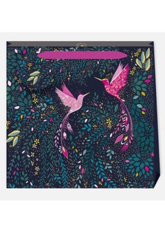 Sara Miller Hummingbird Paradise Small Gift Bag H13cm x W13cm x D7cm 