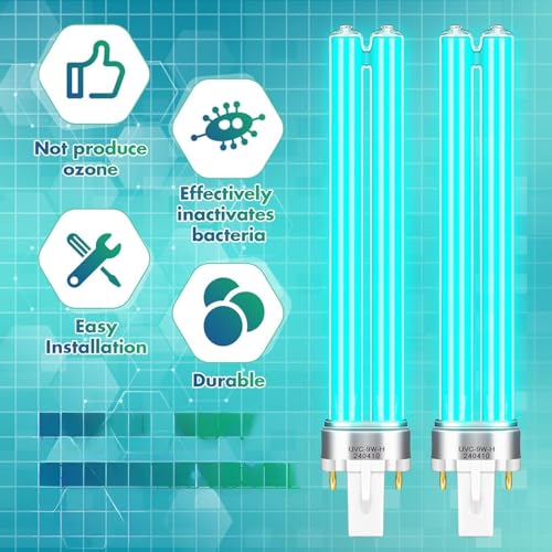 VAYINATO® 9Watts UV Replacement Lamp for Aquarium Canister & Pond Filter – Removes Water Cloudiness, Algae Control & Water Sterilization | Easy Installation - Image 4