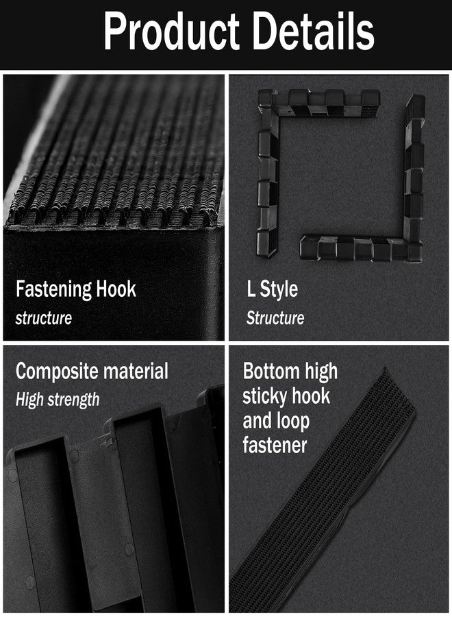 Datanly 6 Sets Car Trunk Organizer Blocks for Back of SUV Multipurpose Car Storage Organizer Blocks Trunk Divider Available to Wool Carpet for Truck SUV Van Cargo - Image 4