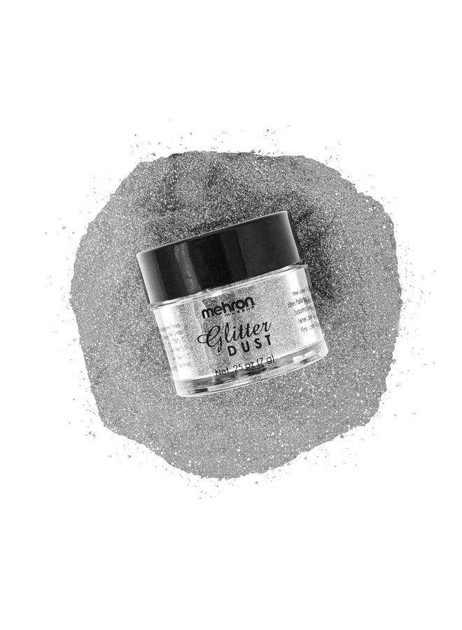 mehron Makeup GlitterDust (25 oz) (Silver) - Image 3