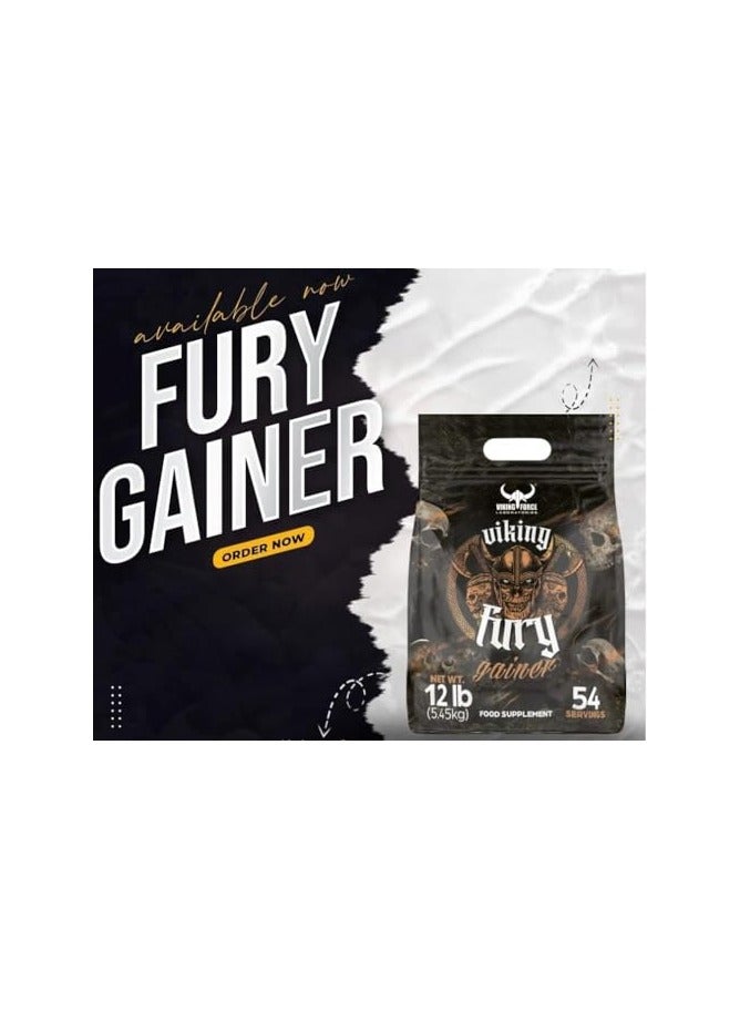VIKING FORCE LABORATORIES Viking Fury Gainer Ultimate Weight Gain Formulas 5.45 Kg - Blueberry - Image 2