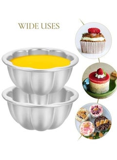Realfrog MasterGold 9cm Aluminum Reusable Cream Caramel Dessert Serving Molds | Oven Safe | Pudding, Creme Brulee, Custard Cups, Desserts | Jelly Cupcake Muffin Molds (12)  - Image 5
