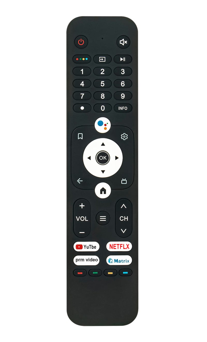Vinabty HTR-U31 Replace Voice Remote Control fit for Haier LED 4K Android TV H32K66G H75P7UX H65P7UX H55P7UX H50P7UX H43P7UX H43K800UX H43K800FX H32K800X C32K6G H32K66GH H65K66UG H55K66UG H50K66UG H43K66UG - Image 1