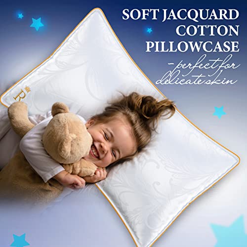 Royal Therapy Pillows Queen Size Set of 2 - Pillows, Side Sleeper Pillow - Adjustable Alternative Down Pillow, Bed Pillows, Sophisticated Design & Gold Piping - Image 5