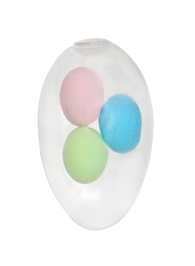 Baal Transparent Anti Stress Squeezable Egg Shape Ball Squishy Toys for Boys and Girls (Set of 2) - Image 5
