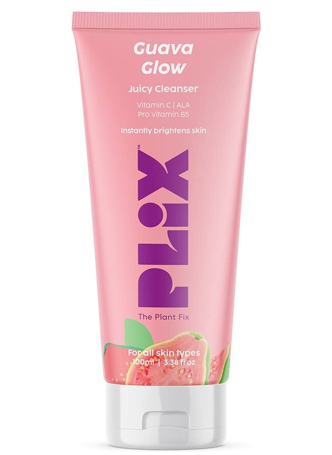 PLIX THE PLANT FIX Vitamin C Juicy Face Wash (100 ml) Cleanser For Skin Brightening, With Pro Vitamin B5 For Moisturization & Alpha Lipoic Acid For Glowing Skin  - Image 1