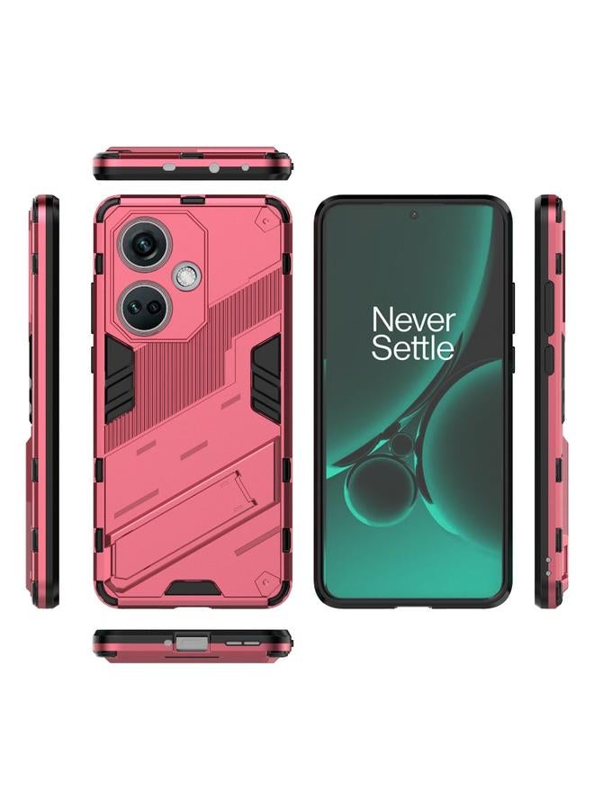 S-TOP Case For OnePlus Nord CE3 5G Global Punk Armor 2 in 1 PC + TPU Phone Case with Holder - Image 2