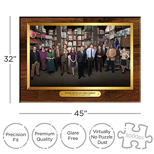Aquarius The Office Puzzle 3000 Piece Jigsaw Puzzle Officially Licensed Merchandise Collectibles Glare Free Precision Fit Virtually No Puzzle Dust 32 x 45 Inches 68524 - Image 5