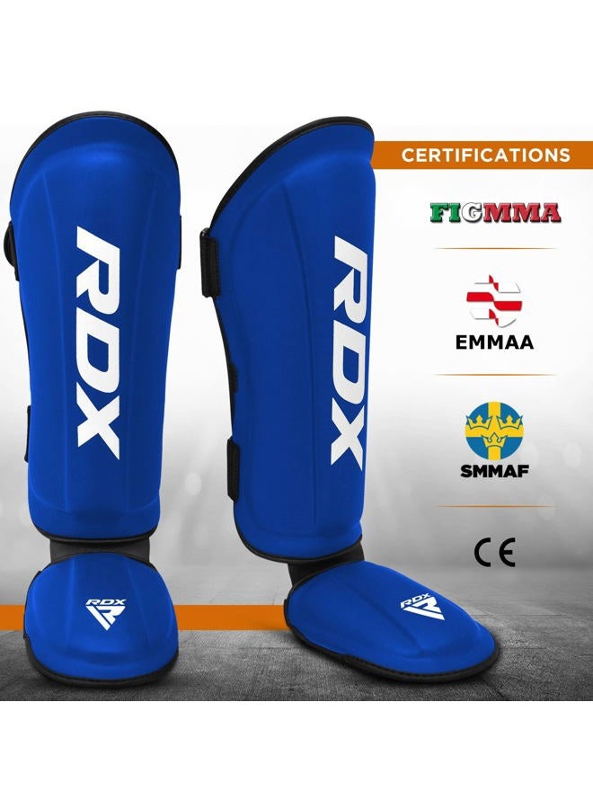 Rdx Shin Guards Kickboxing Muay Thai, SATRA SMMAF Approved, Premium Maya Hide Leather, Leg Instep Protection Pads, MMA Martial Arts kicking Sparring Training Gear, BJJ Karate Boxing Taekwondo, Black - Image 4