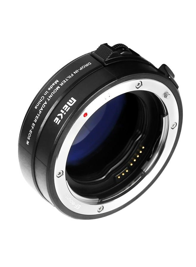 Meike محول عدسة تركيبي MK-EFTM-C مع فلتر داخلي للتركيز التلقائي لكاميرات كانون EF/EF-S إلى كاميرات EOS M مع فلتر ND متغير وفلتر UV لكاميرات EOS M M2 M3 M5 M6 M10 M50 M100 M200 - Image 3