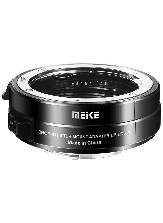 Meike محول عدسة تركيبي MK-EFTM-C مع فلتر داخلي للتركيز التلقائي لكاميرات كانون EF/EF-S إلى كاميرات EOS M مع فلتر ND متغير وفلتر UV لكاميرات EOS M M2 M3 M5 M6 M10 M50 M100 M200 - Image 2