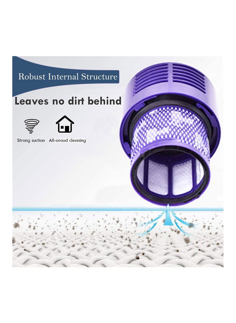 Y&D - Replacement Filters, SYOSI V10 Filters for Dyson Cyclone Series, Replace Part No. 969082-01, 3 Pack and 1 Clean Brush - Image 1