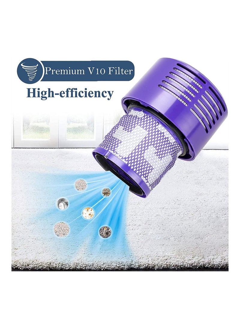 Y&D - Replacement Filters, SYOSI V10 Filters for Dyson Cyclone Series, Replace Part No. 969082-01, 3 Pack and 1 Clean Brush - Image 1