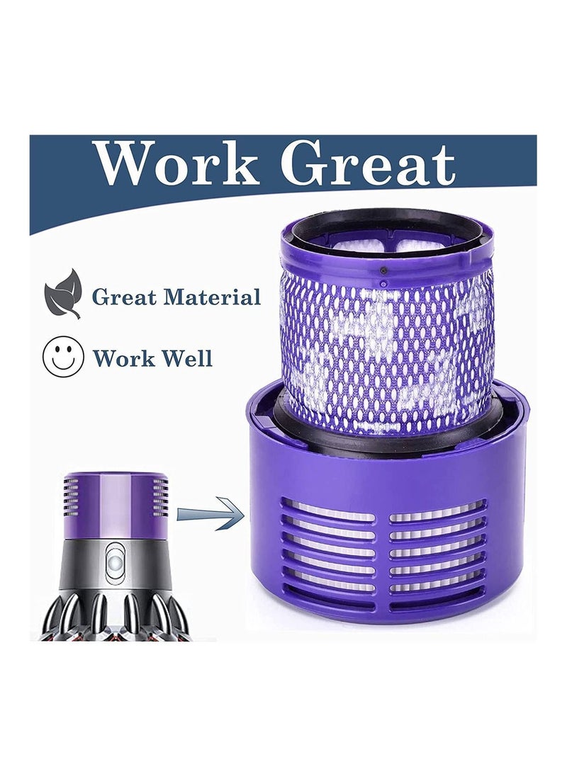 Y&D - Replacement Filters, SYOSI V10 Filters for Dyson Cyclone Series, Replace Part No. 969082-01, 3 Pack and 1 Clean Brush - Image 1