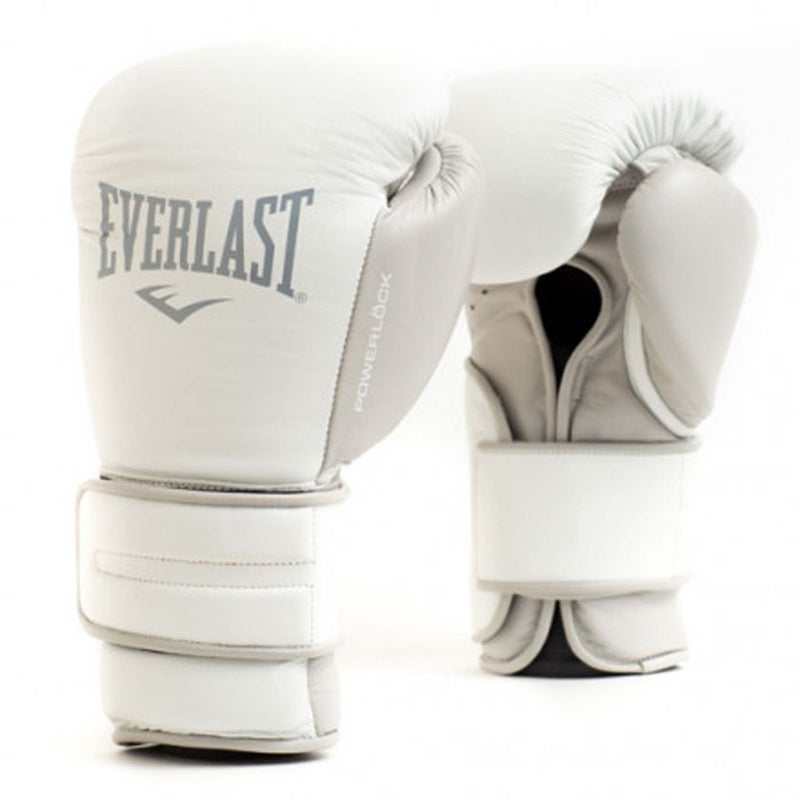 Everlast Powerlock2 Training Glove 12Oz (White/Grey)