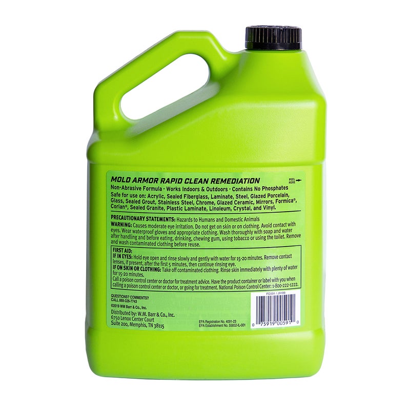 Mold Armor Rapid Clean Remediation, 1 Gallon; Kills, Cleans & Prevents Mold & Mildew - Image 2