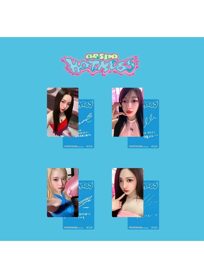 NIBEMINENT 4 Pcs Kpop Aespa Hot Mess Lomo Cards Card For Fans Collection Gifts - Image 1