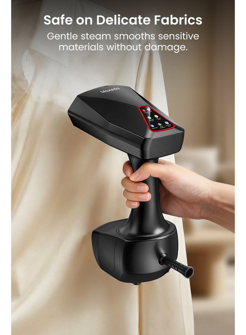 Moxedo Turbo Stream Dynamic Steam Flat Iron 1600W Portable Handheld Press Iron 6 Modes Steam Level with 340ml Water Capacity - Image 5