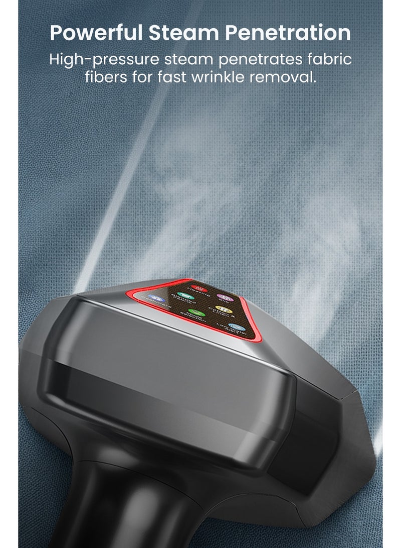 Moxedo Turbo Stream Dynamic Steam Flat Iron 1600W Portable Handheld Press Iron 6 Modes Steam Level with 340ml Water Capacity - Image 4
