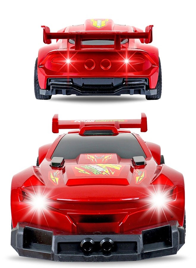 KOOL SPEED 1:10 Scale LED Light-Up Red R/C Racing Car – 2.4G High-Speed Remote-Controlled Car with Dynamic Lights, Durable Construction & Powerful Motor, Indoor & Outdoor Fun, Perfect for Kids Aged 3+  - Image 4