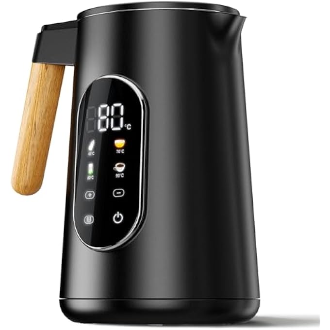 CONOYAR Electric Kettle 2200W Fast Water Boiler 17L Kettle Stainless Steels With Temperature Control For Led Touch Screen Double Wall Anti Scald Water Heater 2H Keep Warm For Home - Image 1