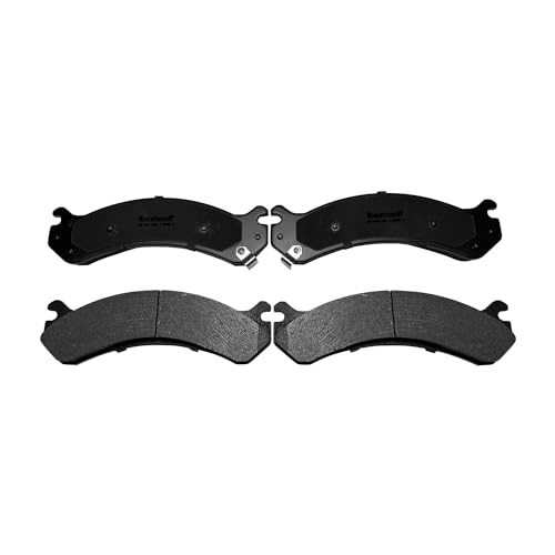 IBESTWOLF Front & Rear Ceramic Brake Pads for 2001-2006 Chevy Silverado GMC Sierra 3500 for 2007-2010 Chevy Silverado GMC Sierra 3500 HD, Disc Brake Pad Replacement P-784 P-909 - Image 5