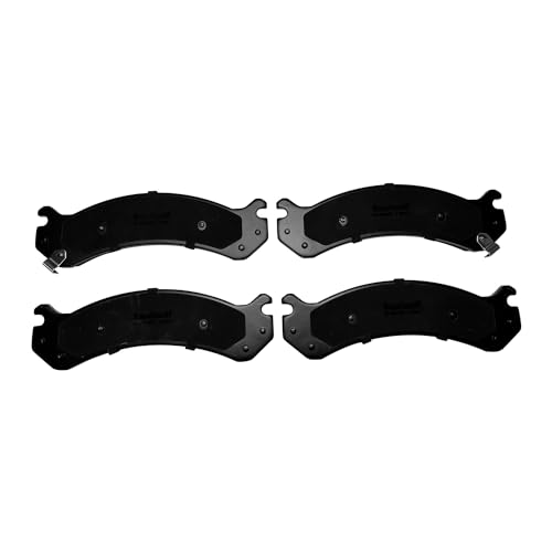 IBESTWOLF Front & Rear Ceramic Brake Pads for 2001-2006 Chevy Silverado GMC Sierra 3500 for 2007-2010 Chevy Silverado GMC Sierra 3500 HD, Disc Brake Pad Replacement P-784 P-909 - Image 2