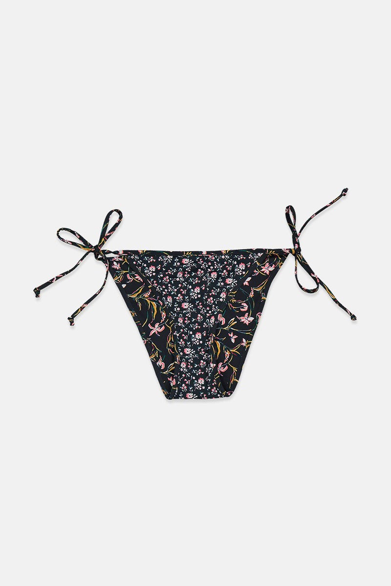 women'secret Women 1 Pc Reversible Floral Bikini Bottom, Multicolor - Image 3