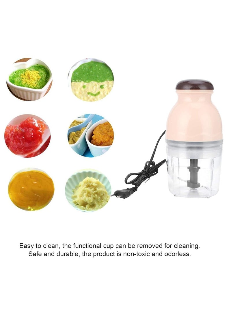 Electric Food Chopper Safe BPA Free Food Processor for Baby Food Meat Vegetables 1.2L Green