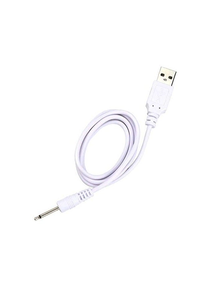 erorex Replacement-Charging-Charger-Rechargeable-Massagers, DC Cable USB Cord - 2.5mm Tip Length 17mm (2 Pack) - Image 2