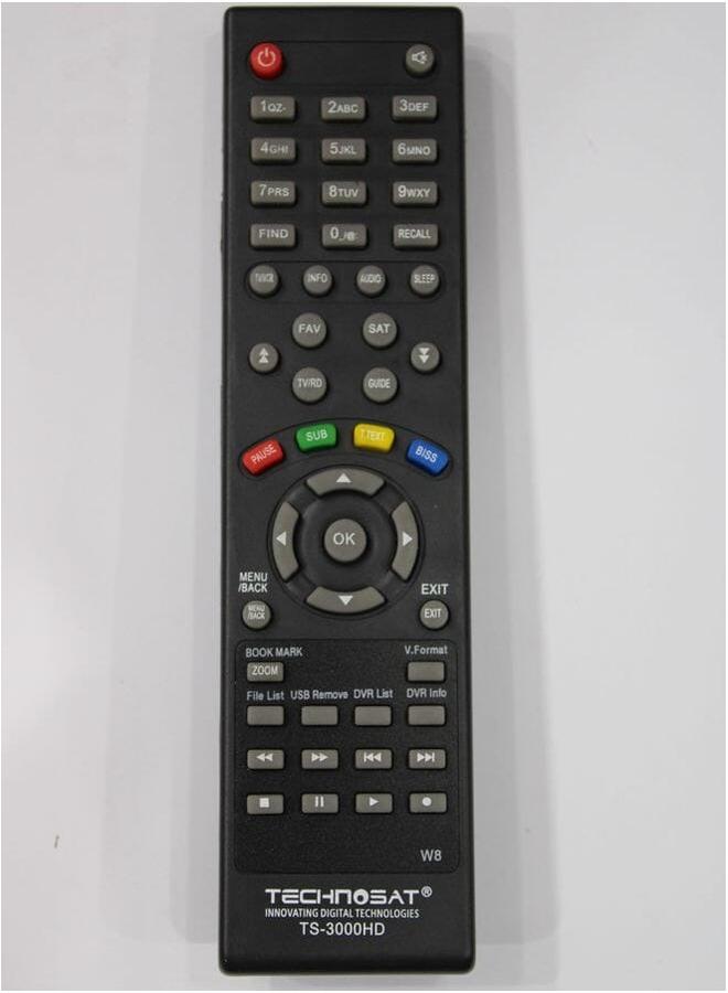 Technosat Replacement Remote Controller For Reciever Ts3000 Hd
