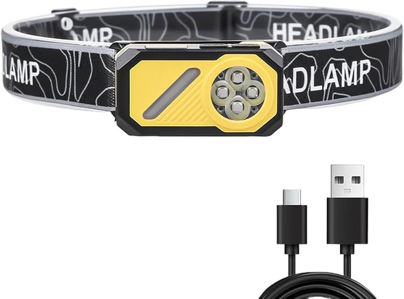 USB Rechargeable LED Safety Running Light for Night Hiking Camping Pet Walking - Image 1