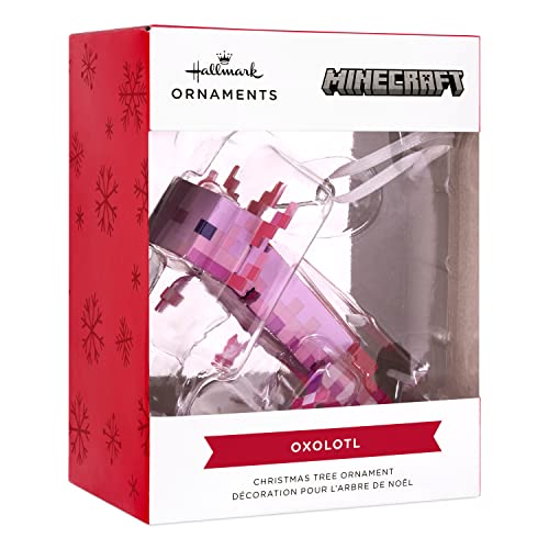 Hallmark Minecraft Axolotl Christmas Ornament, Plastic, HIPS - Image 3