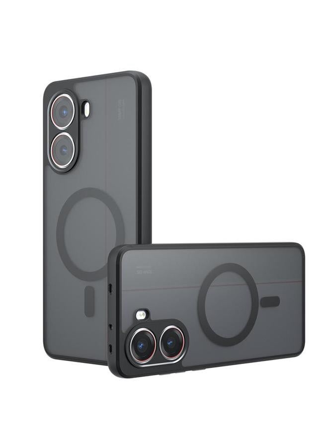 اس-توب جراب لهاتف Redmi Turbo 4 / Xiaomi Poco X7Pro Armor MagSafe Precise Hole PC Hybrid TPU جراب هاتف - Image 1