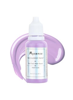 Mysense Mysense Pastel Purple Face Body Paint,Water Based Washable Face Paint,Non-toxic Cream Body Paint for Adults and Children,Purple Face Painting for Halloween SFX Ursula Costume Cosplay Makeup,0.6oz  - Image 1