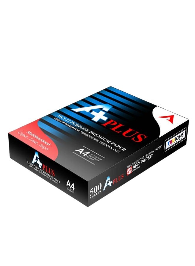 A Plus A4 Photocopy Paper Ream - 500 High Quality Papers - 80 GSM - Image 2