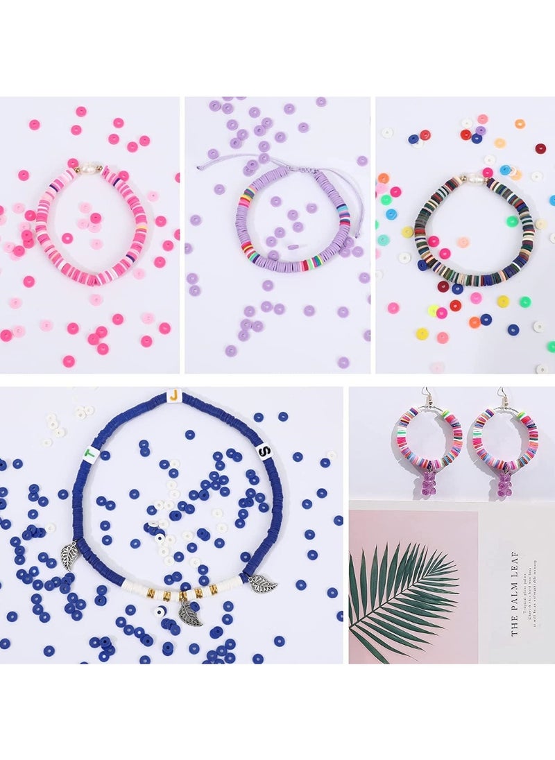 Huitich - Seed Beads DIY Kit Create Your Own Jewelry Bracelets Necklaces and Arts and Crafts with Round Shape Rings Scissors and Hooks - Image 1