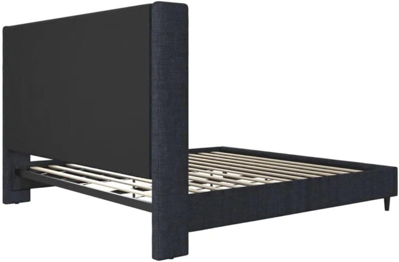 Comfynest Modern Wingback Upholstered Platform Bed - Image 4