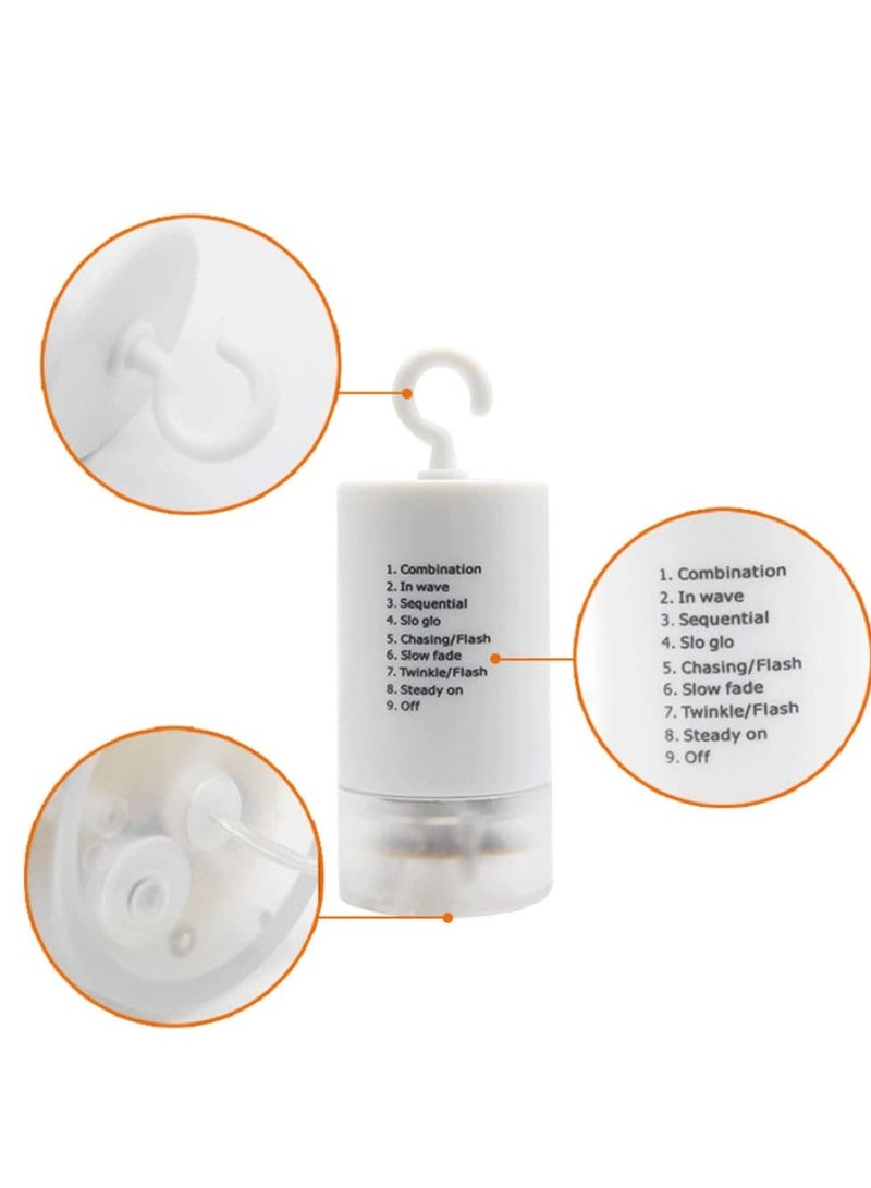 إسكدنيا Firework Lights 1 Pack LED Gazebo Lights Battery Operated, 8 Modes Garden Hanging Lights with Remote, Waterproof Starburst Lights with Remote Control, for Garden, Party, Outdoor, Indoor - Image 3