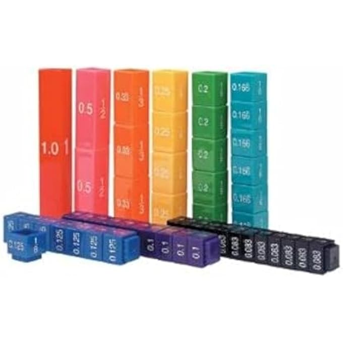 FRACTION TOWER EQUIVALENCY CUBES - SET OF 51