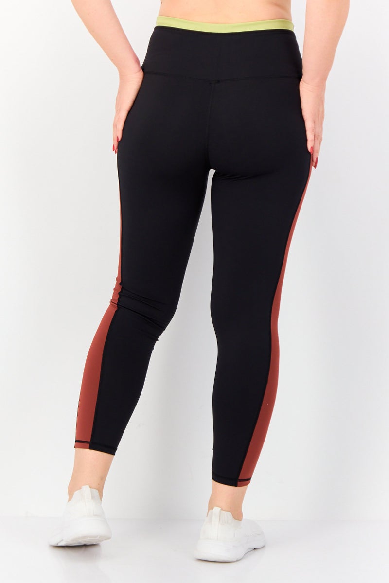 Hurley Women Sportswear Fit Pull On Training Leggings, Black - Image 3
