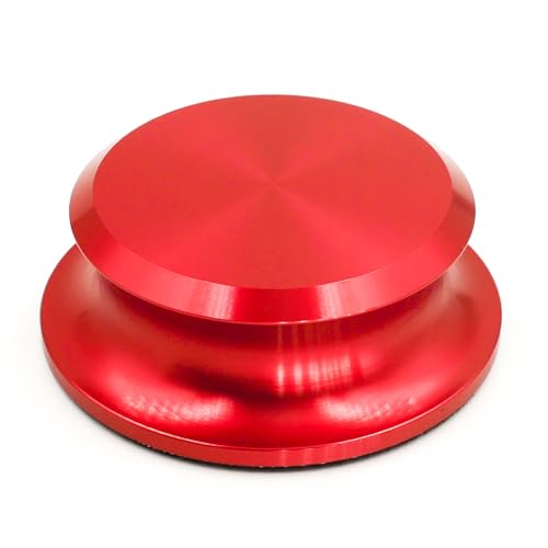 Menesia Record Weight Stabilizer, Turntable and Vinyl Record Weight, Premium Vinyl Stabilizer for Superior Sound (Red) - Image 1